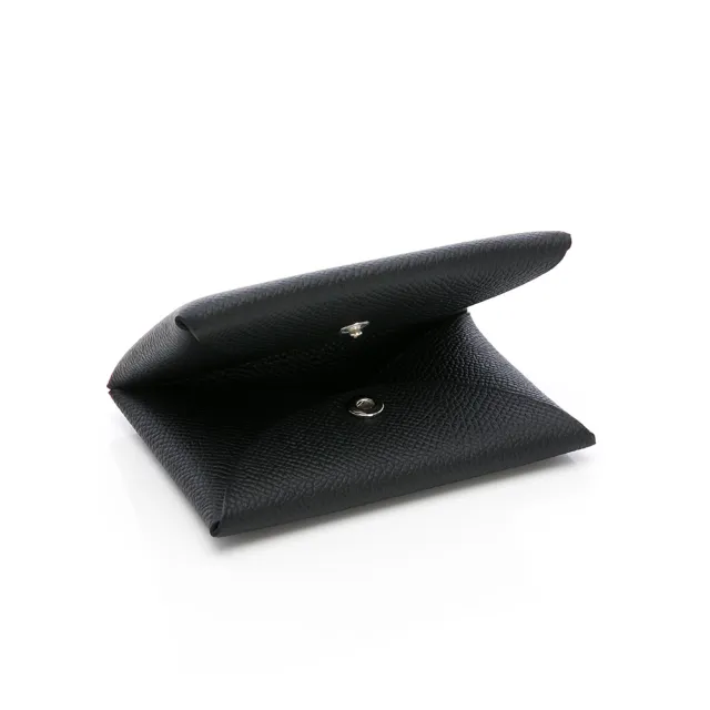 【Hermes 愛馬仕】Calvi card holder(黑)
