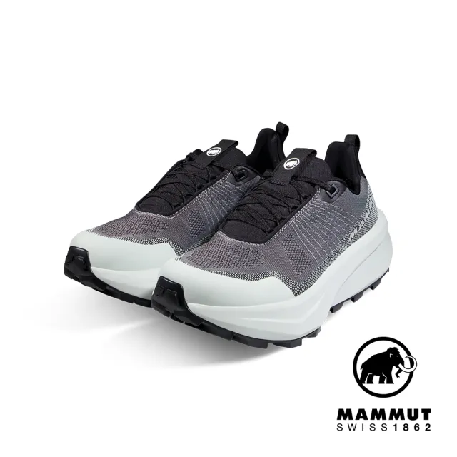 【Mammut 長毛象官方直營】Aenergy Mtn Low Gore-Tex 防水低筒越野健行鞋 女款  黑/鼠尾草銀綠 #3030-05310