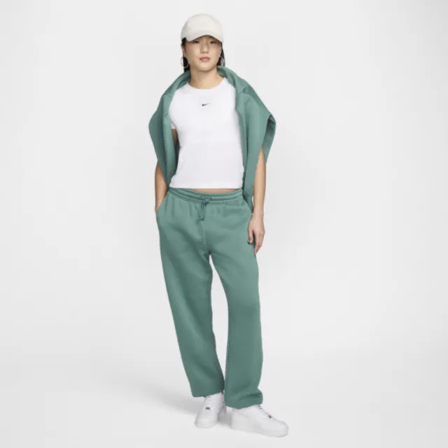 【NIKE 耐吉】短袖上衣 女 運動 AS W NSW NK CHLL KNT MD CRP 白 FV5509-100