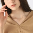 【點睛品】18K玫瑰金 立體蝴蝶項鍊