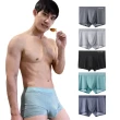 【YOLOMI】買三送二 石墨烯四角男內褲-共5入(特選100支頂級冰絲 5A抗菌 男生內褲)