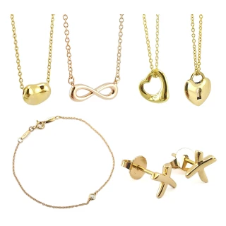 【Tiffany&Co. 蒂芙尼】18K金鑽石女用精品配件配飾(6款任選)