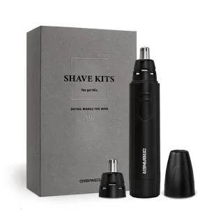 【URBANER 奧本】MB-041B 水洗電動鼻毛刀-2入刀頭組(鼻毛機/鼻毛修剪器/鼻毛剪刀/電動/指甲剪)