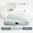 【藤原傢俬】遙控/觸控燈附插座三件式床組3.5尺單人加大(新6抽床架床底+床頭+白色戀人硬式床墊)