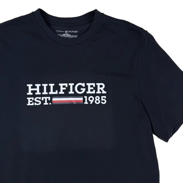 【Tommy Hilfiger】網眼 高質感 Tommy Hilfiger  短T 大尺碼 短袖 T恤 男生上衣 湯米(1374BG3)