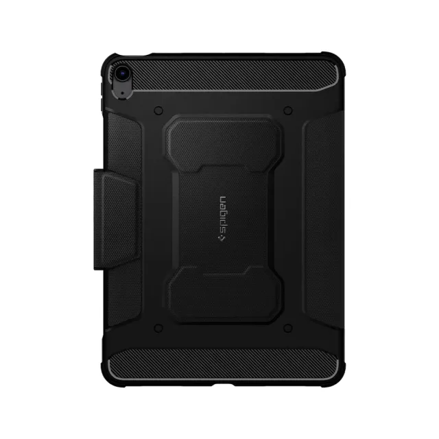 【Spigen】iPad Air 11吋2025/2024/10.9吋2022/2020 Rugged Armor Pro Black-軍規防摔保護殼