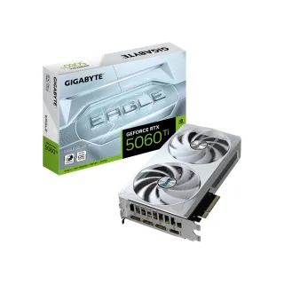 【GIGABYTE 技嘉】GeForce RTX 5060 Ti 16G EAGLE OC ICE 顯示卡(GV-N506TEAGLEOC ICE-16G)