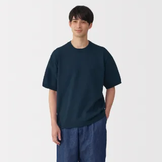 【MUJI 無印良品】男速乾針織圓領短袖T恤(共4色)