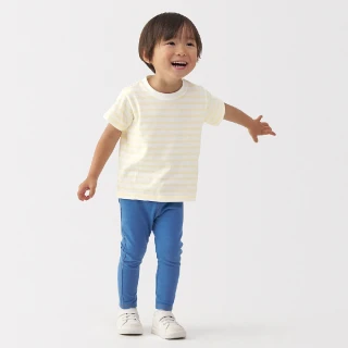 【MUJI 無印良品】幼兒容易穿脫天竺圓領短袖T恤(共6色)