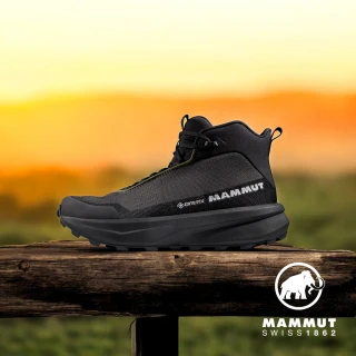 【Mammut 長毛象官方直營】Aenergy Mtn Mid GTX Men 防水中筒健行鞋 男款 綠鬣蜥 #3030-05320