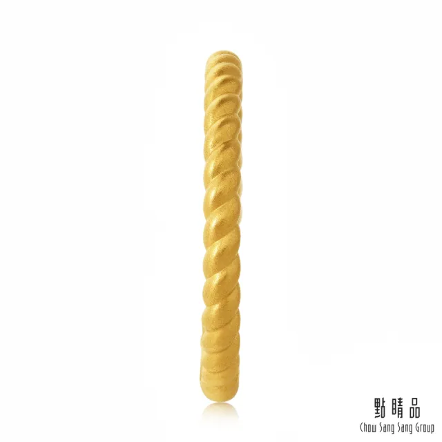 【點睛品】復古扭紋 黃金戒指