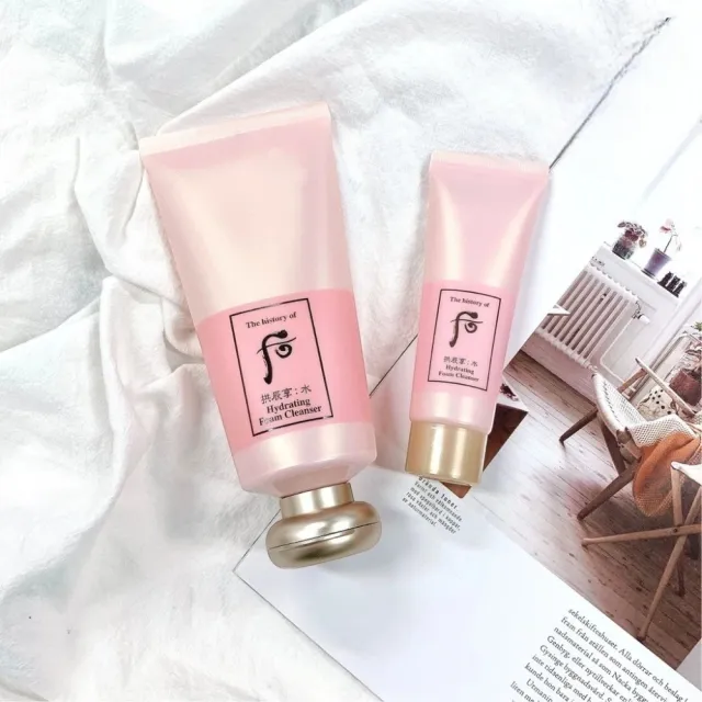 【WHOO 后】拱辰享 水妍保濕洗面乳兩件套盒180ml&40ml（平輸版）