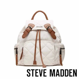 【steve madden】軍旅休閒後背包 BSOLLY(白色)