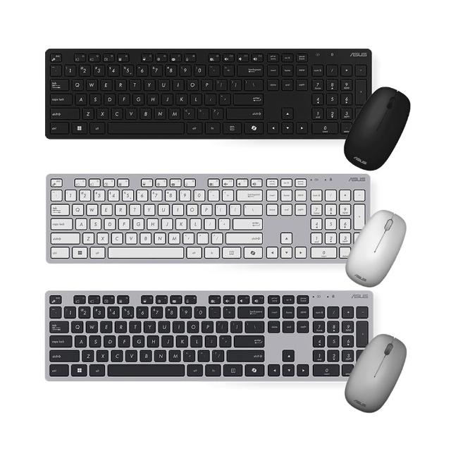 【ASUS 華碩】W5000 無線鍵盤滑鼠組 Copilot鍵