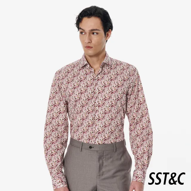 【SST&C】男裝 葉片飛標準版長袖襯衫00062502026(換季55折)