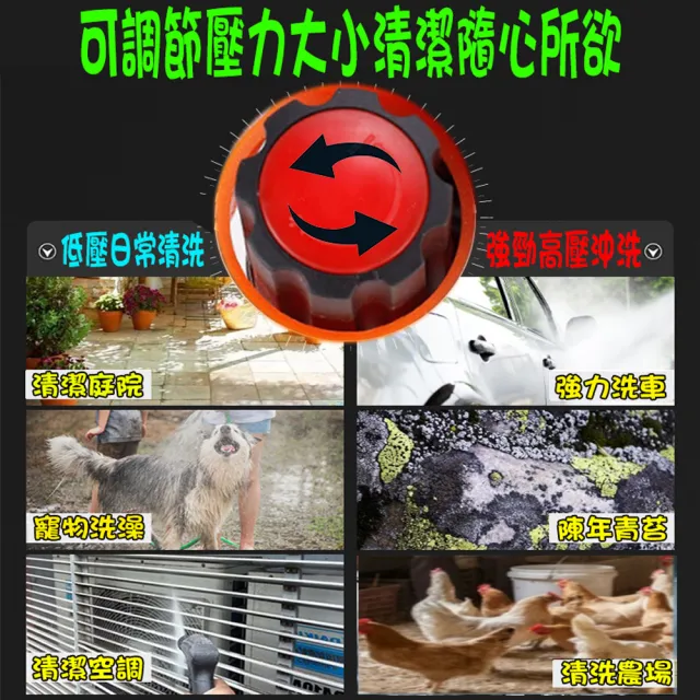 【一本店鋪】7號洗冷氣套裝組+K100高壓清洗機(洗車機 洗地機 疏通水管 洗冷氣 洗洗衣機)