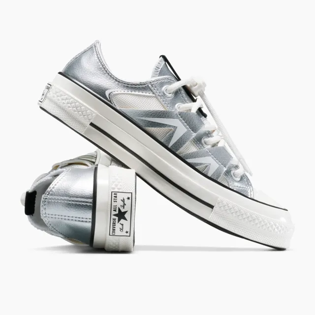 【CONVERSE】CHUCK 70 1970 OX 低筒 休閒鞋 男鞋 女鞋 銀白(A15188C)