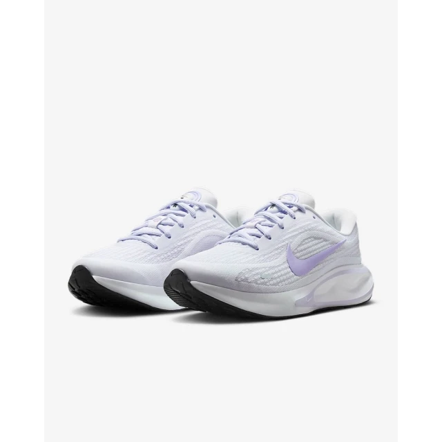 【NIKE 耐吉】運動鞋 慢跑鞋 女鞋 W NIKE JOURNEY RUN 白 紫色 緩震 路跑(FJ7765113)