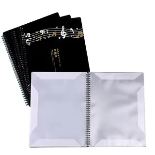 【DORA SHOP】KT-YY 20頁40面 A4不反光譜夾  樂譜夾 鋼琴樂譜 可手寫 資料夾(樂譜夾)