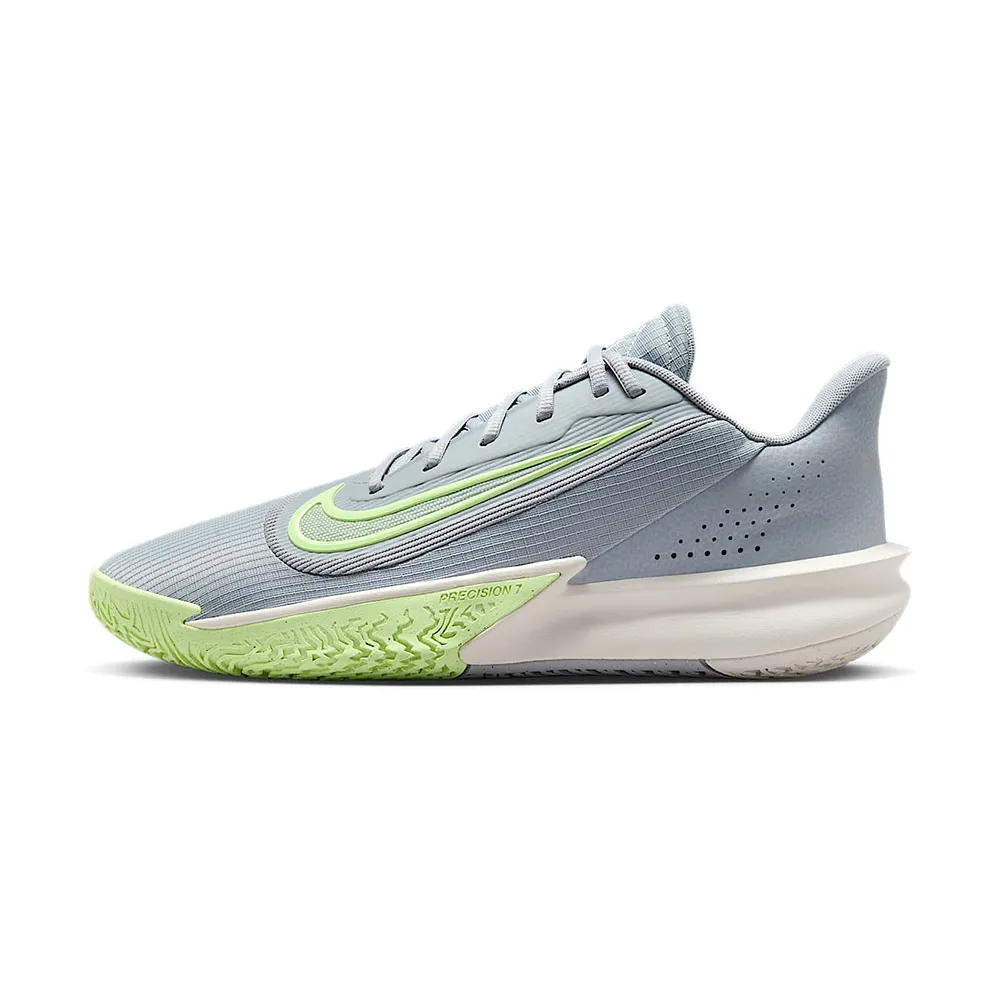 【NIKE 耐吉】Precision VII 男鞋 灰綠色 運動 實戰 包覆 透氣 緩震 籃球鞋 HJ9153-002