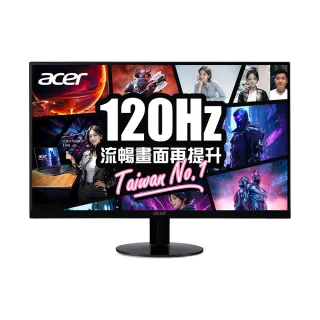 【Acer 宏碁】SA270 G0 27型 IPS FHD 16:9 120Hz超薄電腦螢幕(27吋/內建喇叭/AMD FreeSync/1ms)