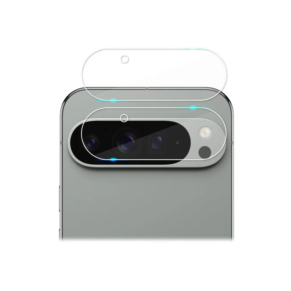 【RedMoon】Google Pixel 9 Pro XL/Pixel 9a/Pixel 9 Pro/Pixel 9 5G 9H厚版玻璃鏡頭保護貼 2入