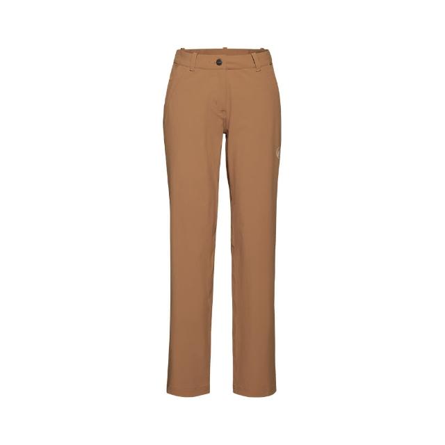 【Mammut 長毛象官方直營】Hiking V Pants Women 防曬彈性健行長褲 黏土棕 女款 #1022-02530