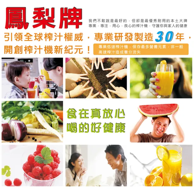 【鳳梨牌】e世健康榨汁機