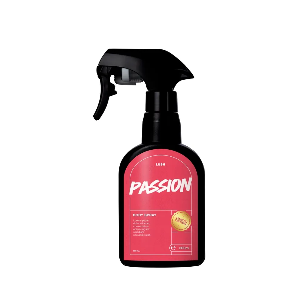 【LUSH 嵐舒】熱情百香果身體噴霧 200ml(香氛噴霧/果香/木薑子/橘子)