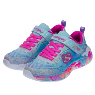 【SKECHERS】女童系列 燈鞋 ETERNAL HEART LIGHTS(302696LLBMT)