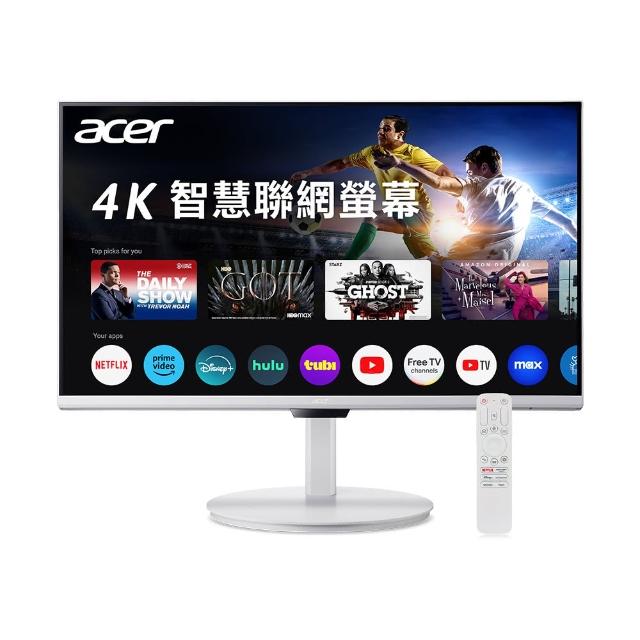 Acer宏碁 DA271K 27吋 4K IPS顯示器 高解析度廣視角專業螢幕