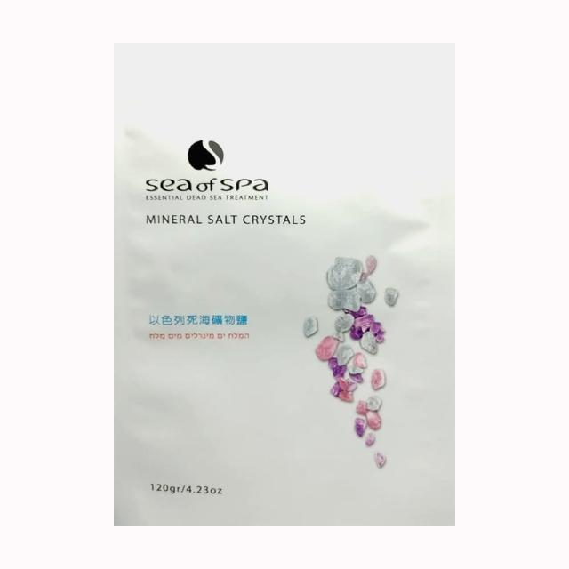 【SEA OF SPA】10入組死海香草油礦物鹽120g-隨手包(以色列死海鹽泡澡)
