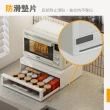 【ONE HOUSE】可延伸作業空間-美拉廚房雙層電器抽屜式 工作台-42cm(抽屜電器架/咖啡機架/雙層工作台)