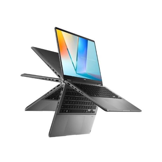 【ASUS】256G固態硬碟組★14吋U5翻轉觸控AI筆電(VivoBook 14 Flip TP3407SA/Ultra 5-226V/16G/1TB SSD/W11)
