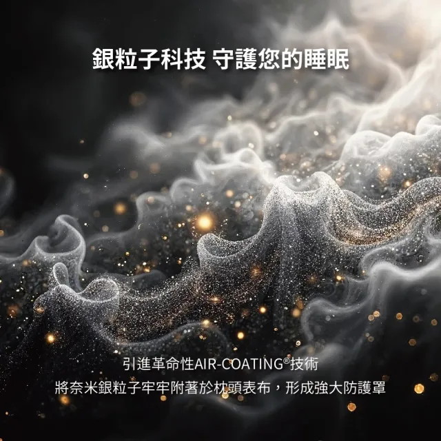 【Darphia 朵法亞】速寄|銀粒子棉眠枕 贈洗衣袋 支撐包覆 抗菌防蟎 透氣枕