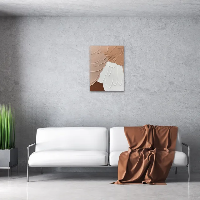 【御畫房】當代國家級展覽畫家 抽象系列手繪油畫60×80cm(DB-071)