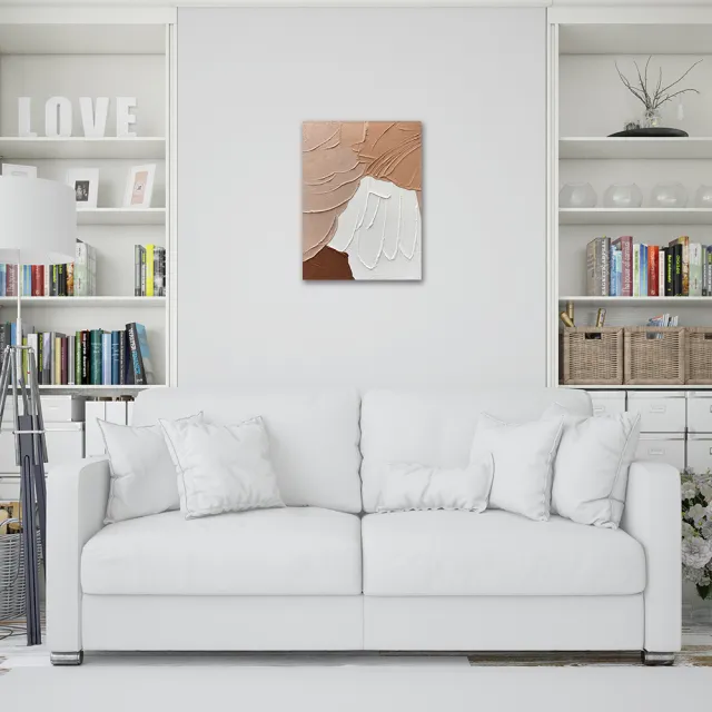 【御畫房】當代國家級展覽畫家 抽象系列手繪油畫60×80cm(DB-071)