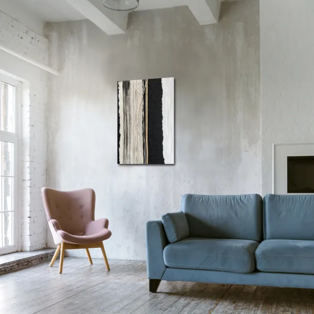 【御畫房】當代國家級展覽畫家 抽象系列手繪油畫70×100cm(DB-103)