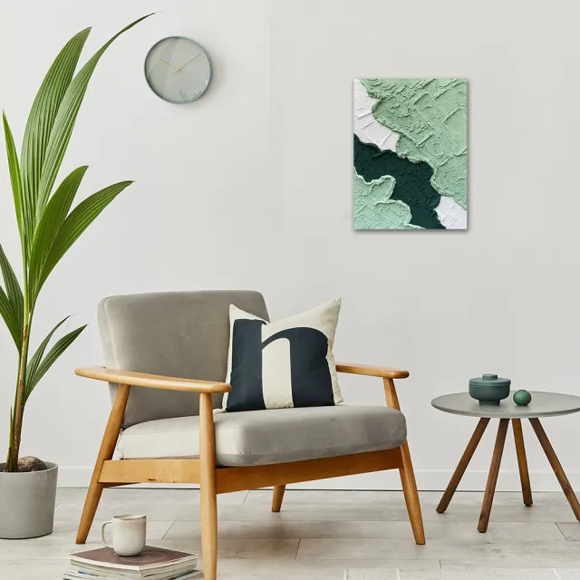 【御畫房】當代國家級展覽畫家 抽象系列手繪油畫60×80cm(DB-088)