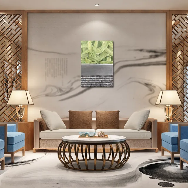 【御畫房】當代國家級展覽畫家 抽象系列手繪油畫70×100cm(DB-099)
