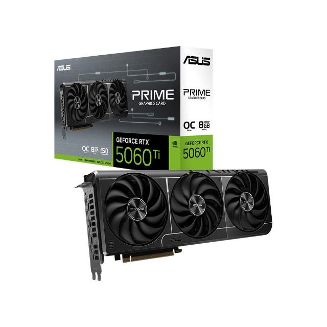【ASUS 華碩】PRIME GeForce RTX™ 5060 Ti 8GB GDDR7 OC 超頻版 顯示卡