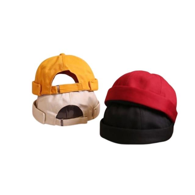 【PS Mall】素色西瓜皮帽無簷帽 百搭夏季薄款(G2629)