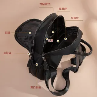 【KT DADA】雙11 休閒後背包 尼龍包包 防潑水 小背包 大容量 包包 後背包 雙肩包 隨身包 通勤包
