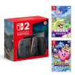 【Nintendo 任天堂】Switch 2 主機+《智慧的再現》+《星之卡比 Wii》+《9H鋼化貼》