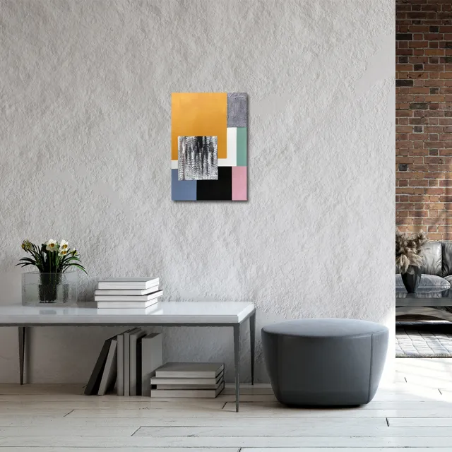 【御畫房】當代國家級展覽畫家 抽象系列手繪油畫70×100cm(DB-131)