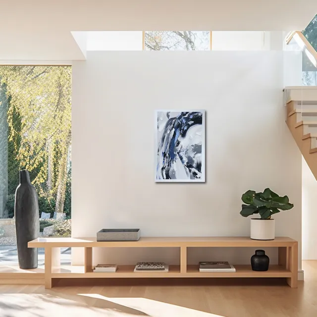 【御畫房】當代國家級展覽畫家 抽象系列手繪油畫70×100cm(DB-125)