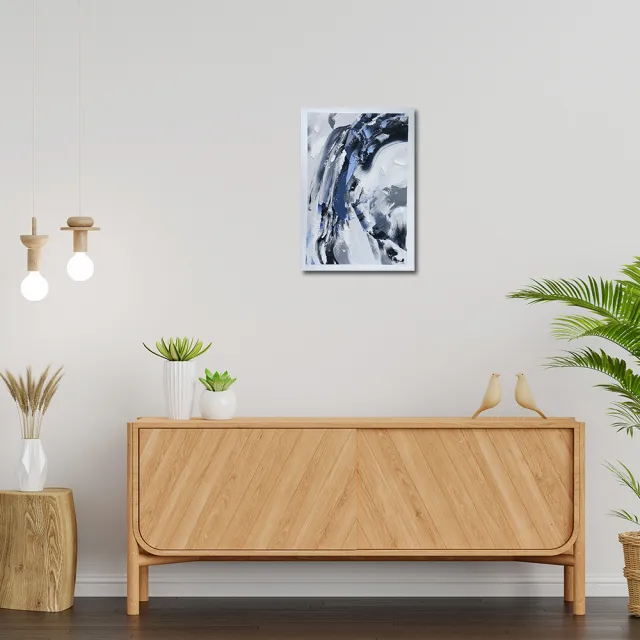 【御畫房】當代國家級展覽畫家 抽象系列手繪油畫70×100cm(DB-125)