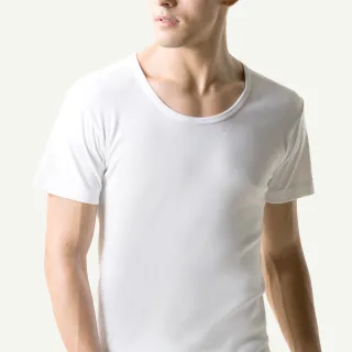 【遠東FET】3件組C+透氣棉抑菌排汗U領短袖(內衣/男內著/零著感)