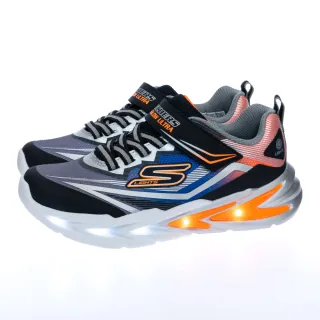 【SKECHERS】男童系列 男童鞋 燈鞋 寬楦款 FLEX-GLOW ULTRA(400139WLBKSL)