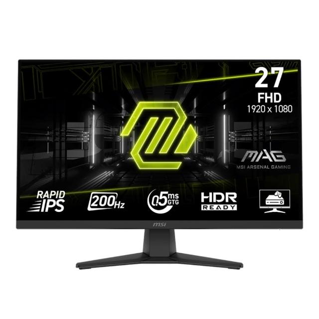 【MSI 微星】MAG 272F 27型 IPS FHD 200Hz 電競螢幕(0.5ms/HDR)